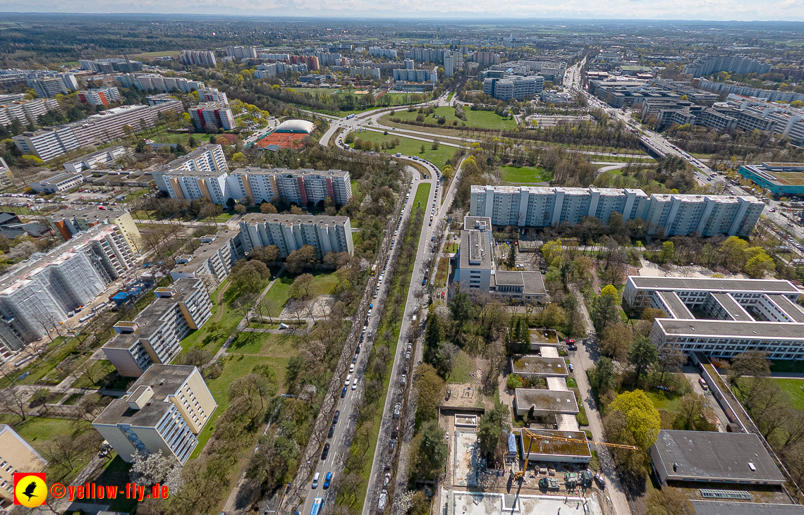 21.04.2023 - Baustelle Haus für Kinder in Neuperlach